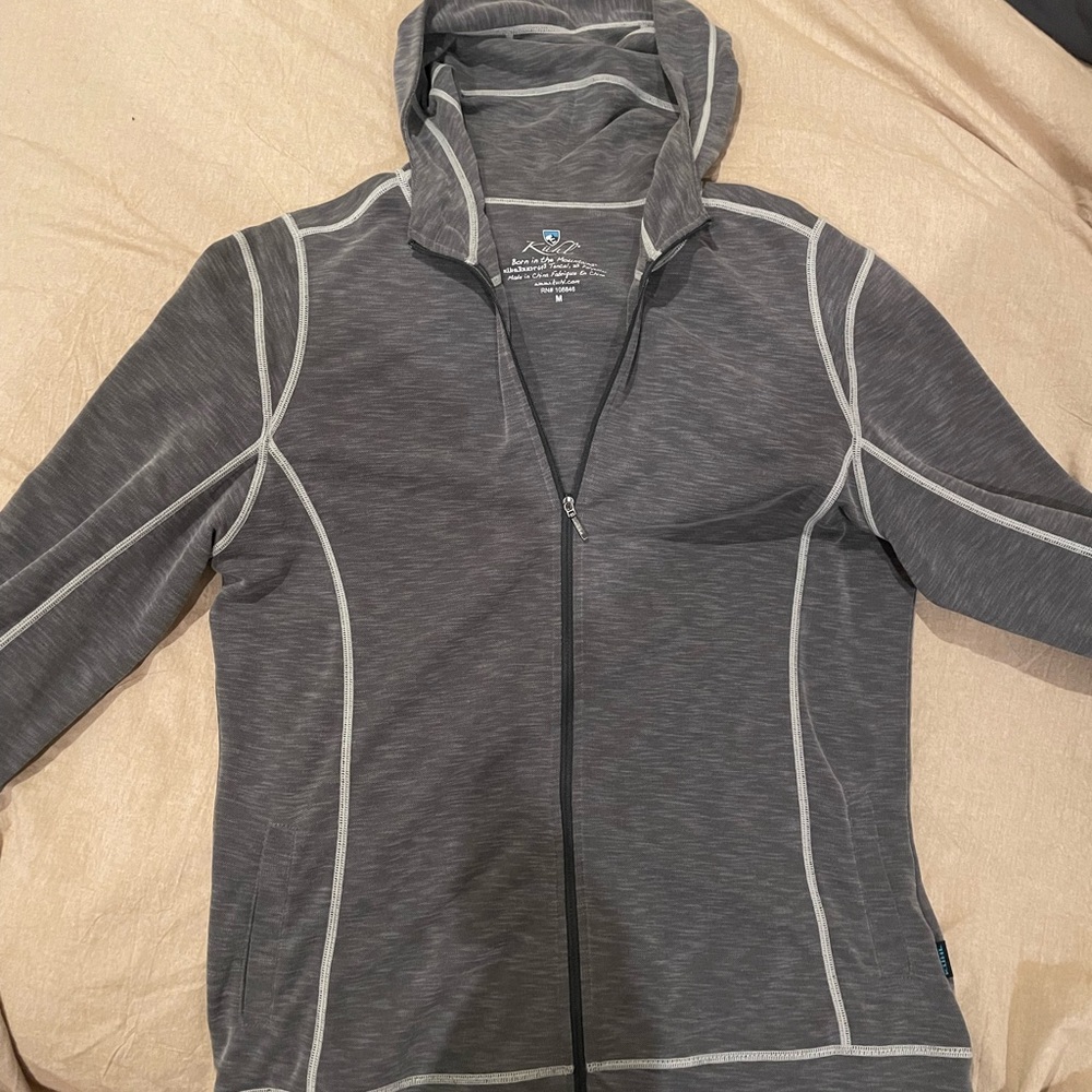 NWOT kuhl grey moongazer packable hoodie